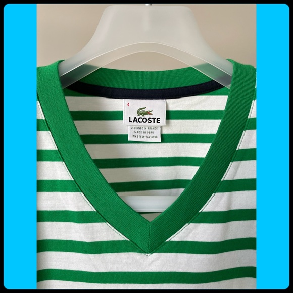 Lacoste V-Neck T-Shirt - Picture 4 of 5